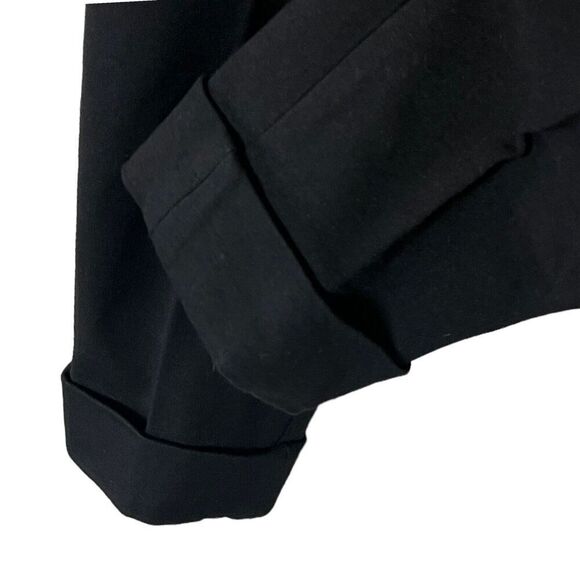 ATM Slim Cuffed Trouser Pants Women’s Size 0 Black Cropped Stretch Ponte - Picture 10 of 13
